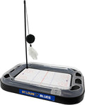 Pets FIrst Cat Scratching Toy NHL St. Louis Blues Hockey Field Cat-Scratcher Toy with Interactive Ball Bell in Tracks. 5-in-1 Kitten Toy