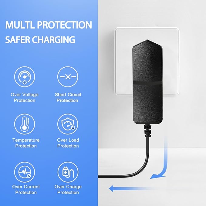 15V DC Power Supply Adapter Compatible with Litter Robot2 3 4 Open Air Self Cleaning Cat Litter Box, Litter Robot Power Supply