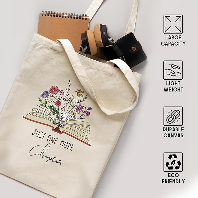 bmuvghi Canvas Tote Bag with Pocket Cute Tote Bag Aesthetic Reusable Shopping Grocery Bags Birthday Gifts for Women