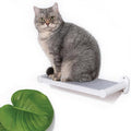 SVD.PET Cat Wall Shelves, 17" x 8" Cat Wall Furniture with Felt Pad, Simple and Modern Design Wal Mounted Platforms for Pet Sleeping and Playing, Easy to Install and to Clean(White)