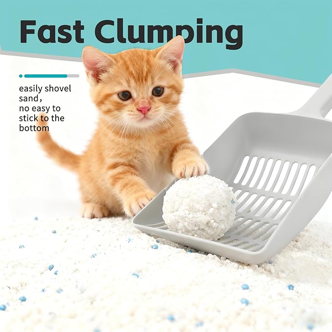 Tapioca Cat Litter, Clumping Low Dust for Automatic Litter Box, Odor Control Natural Plant-Based, 1-Pack