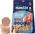 Freeze Dried Beef Patties for Dogs & Cats, High Protein Dog Training Treats, Snacks & Food Toppers 96% Real Beef & Organs, Perfect for Picky Eaters, Grain Free, 8.1 oz
