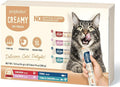 PETPHABET Lickable Cat Treats Squeeze, Creamy Puree Squeezable Wet Kitten Treats, 4 Flavors Variety Pack 20 Tubes, Paste Snacks for Skin & Coat Health, Digestive Care, High Protein, Grain Free