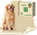 MIZOK Dog Pee Pads Extra Large 28"x34", Bamboo Puppy Pads Super Absorbent & Leak-Proof, 4-Corner Adhesive Tabs, Wee Wee Pads for Dogs, Superior Odor Protection, XL (30 Counts)