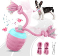 Interactive Dog Toys Ball - New Upgraded Chase Buddy Dog Toy for Small Dogs, Automatic Moving and Rolling Dogs Ball for Boredom, USB Rechargeable(Pink)