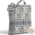 Hanamiya Na Tote Bag with Zipper Pockets, Tote Bag Reusable Shopping Grocery Bags Birthday Gifts for Women, Weekender Bags
