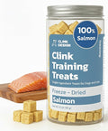 Clink Design Dog Training Treats, Training Treats for Dogs and Cats, Freeze Dried Single Ingredient Salmon Bites, Healthy Rewards, 3.2oz