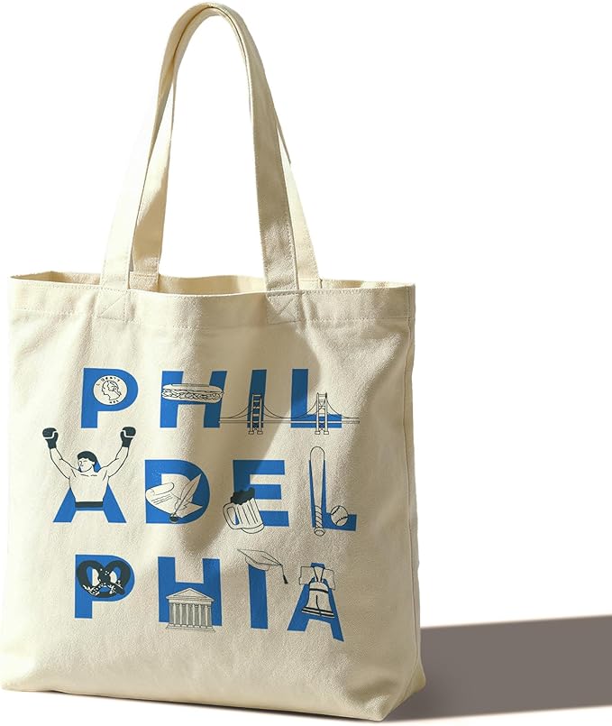 Tote Bag For Women Man, Reusable Work Shopping Grocery Shoulder Bags