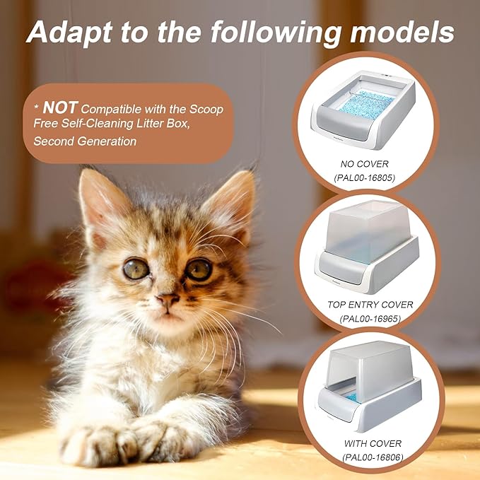 Replacement for Petsafe ScoopFree Litter Box Power Supply Charger, Compatibility PetSafe Automatic Self-Cleaning Installations Models：RFA-516 PAL00-14243, PAL00-15342, PAL00-14242