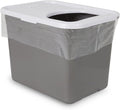 Petmate TOP ENTRY LITTER PAN LINERS Dark Grey 8 Count (Pack of 1)