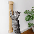 7 Ruby Road Wall Mounted Cat Scratcher - Replaceable Sisal Mat - 29.5" Tall Wall Cat Scratcher for Indoor Cats