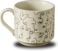 fall mug coffee mugs novelty ceramic espresso japanese tea cups latte teacup stoneware microwave safe vintage taza de cafe bonitas espresso cup with handle aesthetic floral (Line Art Expressions)