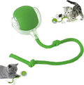 Smart Automatic Rolling Pet Ball, Interactive Electric Toy with Smart Sensor & Auto-Dodging, 6 Hours Playtime Rechargeable for Dogs & Cats (Green,1pcs)