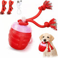 Smart Motion Pet Ball, Interactive Dog Toys, Motion Activated Automatic Rolling Ball for Small/Medium/Large Dogs with Music (Red)