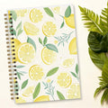 Amalfi Lemons Spiral Notebook, Aesthetic Cute Study Supplies, Christian Gifts for Women Girls, 5.5x8.3 Inch - A15