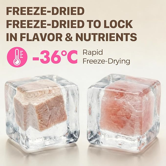 Freeze Dried Dog & Cat Treats – Single Ingredient Duck Breast, High Protein Training Treats & Food Topper, 5.3 oz