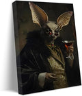 Jatinoo Gothic Bats Decor Wall Art Halloween Decorations Vintage Decor for Dark Academia Aesthetic Room and Gothic Home Decor