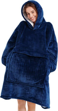 Narecte Cozy Oversized Blanket Hoodie Wearable Blanket Adults Soft Hooded Blanket Hoodie Birthday Gifts for Women Christmas