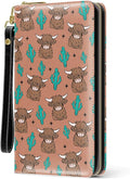 Highland Cow Wallet, Highland Cow Purse For Women, Aesthetic Cows Card Holder Purse, Birthday Christmas Graduation Gifts For Women, Office Daily Purse