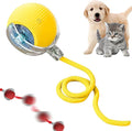 Interactive Cat Toys for Indoor Cats, Smart Automatic Cat Ball Toy for Bored Indoor Adult Cats, Rechargeable Cat Toys Interactive with Motion Sensor (Yellow)