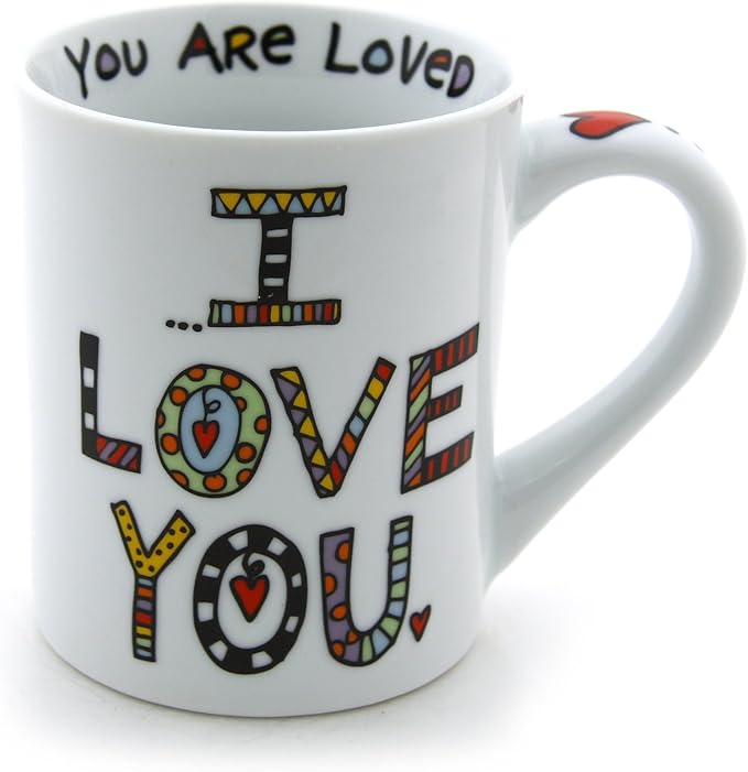Our Name is Mud “I’ll Always Love You” Cuppa Doodle Porcelain Mug, 16 oz.