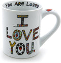 Our Name is Mud “I’ll Always Love You” Cuppa Doodle Porcelain Mug, 16 oz.