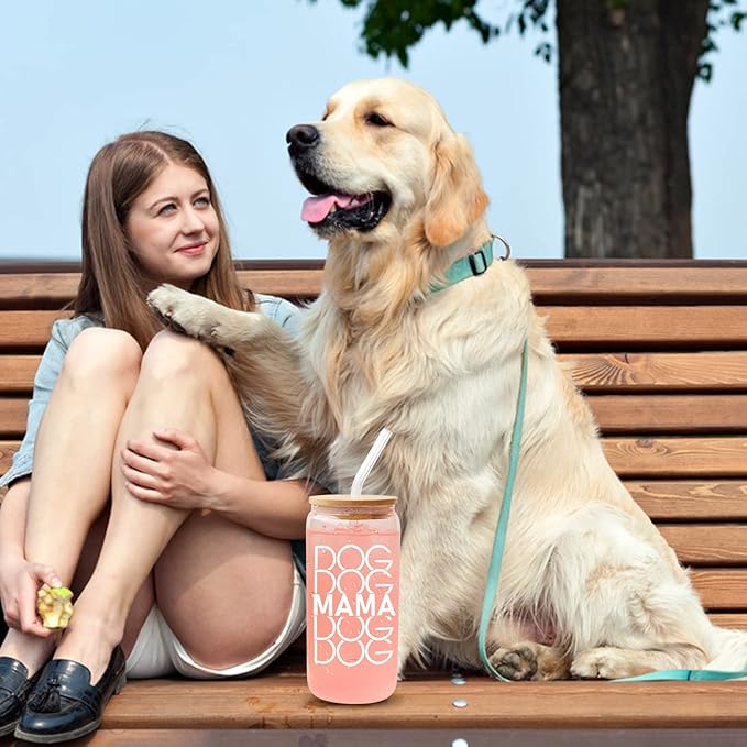 UAREHIBY Dog Mom Gifts For Women,Mothers Day Gift For Dog Lovers,Gag Gift for New Puppy Fur Baby Owners,Dog Mama Funny Birthday Gifts For Women,Best Friend,Girlfriend
