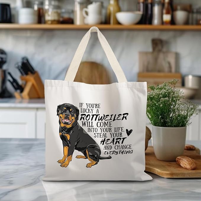 Canvas Tote Bag Aesthetic,Zoon Cow Dog Cat Tote Bag,Gifts for Women Canvas Tote Bags