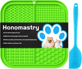 Lick Mat for Dogs, Premium Lick Pad with Suction Cups for Dog Anxiety Relief, Slow Feeder Dog Bowls, Bathing, Grooming and Training (Green, 1pack)