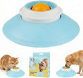 Dog Lick Sphere – Slow Feeder Lick Toy for Dogs & Cats, Interactive Licking Ball for Liquid Food, Non-Slip Enrichment Toy to Keep Dogs Busy, Anxiety Relief, Easy to Clean (Yellow)