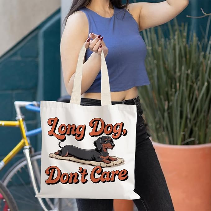 Canvas Tote Bag Aesthetic,Zoon Cow Dog Cat Tote Bag,Gifts for Women Canvas Tote Bags