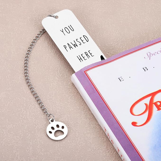 Cat Gifts for Women, Cat Lover Gifts for Women Men Reader, Mothers Day Gift for Cats Mom Dad, Cute Bookmarks for Women Teens Girl Boy, Birthday Gift for Book Lovers, Bookish Gift Reading Accessories