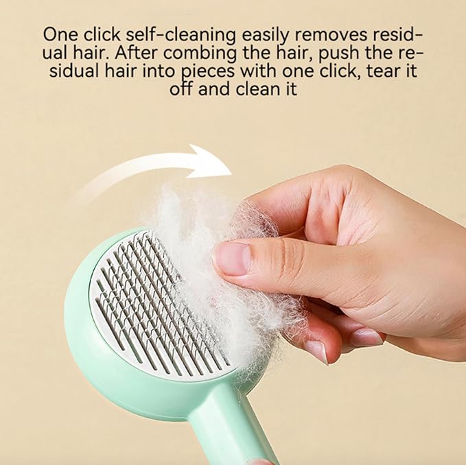 Cat Brushes for Indoor Cats – Cat Brush for Shedding & Grooming, Removes Loose Fur, Comb for Kittens, Works on Long or Short Haired Cats