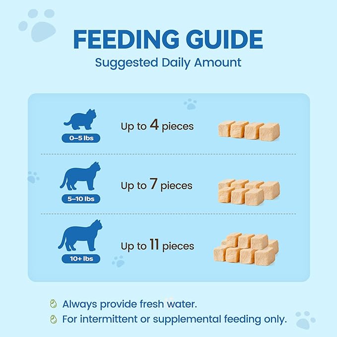Freeze-Dried Salmon Cat Treats for Skin & Coat Health, 4oz, Single Ingredient High Protein Reward Snacks for Pets, Grain & Gluten Free