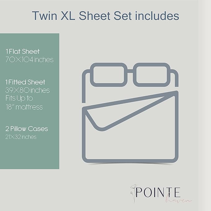 Pointehaven - 180PHTXSSSR 180 GSM Velvet Feel Luxury Cotton Printed Flannel Sheet Set, Twin XL, Stars