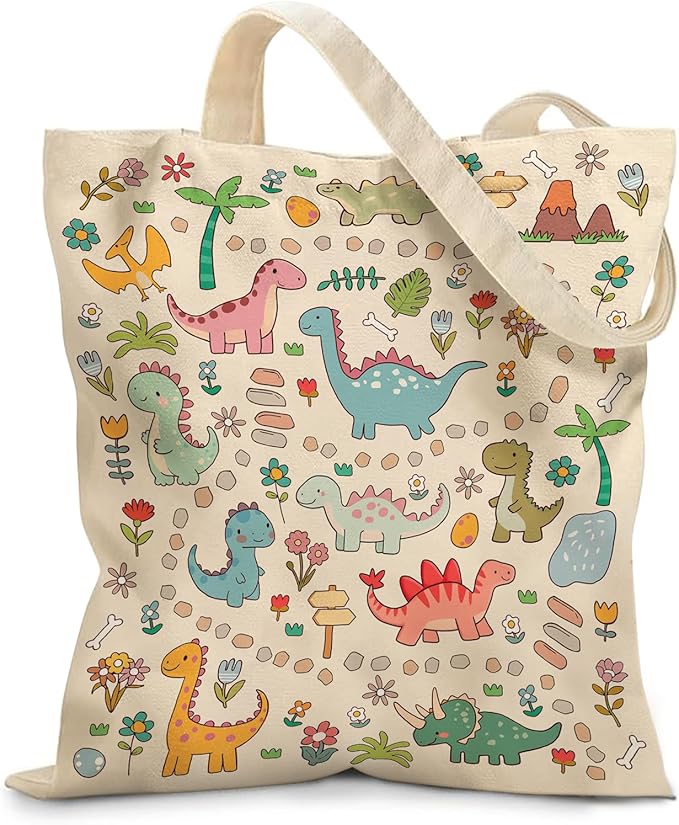 Aesthetic Canvas Tote Bag for Women - with Magnetic Snap Closure & Zipper Inner Pocket Reusable Bag for Shopping