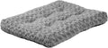 MidWest Homes for Pets Small QuietTime Deluxe Gray Ombré Swirl Plush Pet Bed, Machine Washable, Non-Skid Bottom, Soft Crate Mat for 24-inch Crates