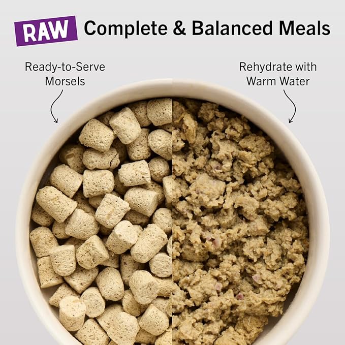 Stella & Chewy's Freeze-Dried Raw Cat Dinner Morsels - Premium Duck & Goose Recipe with 98% Cage-Free Poultry & Organs - Natural Grain-Free Cat & Kitten Food - Made in USA - 18 oz