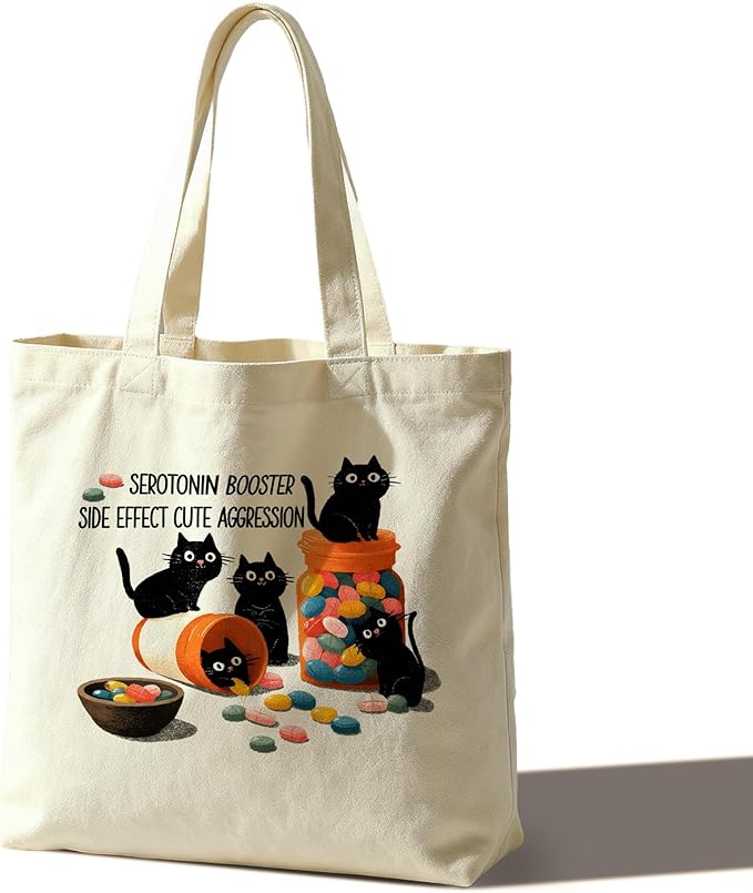 Tote Bag For Women Man, Reusable Work Shopping Grocery Shoulder Bags