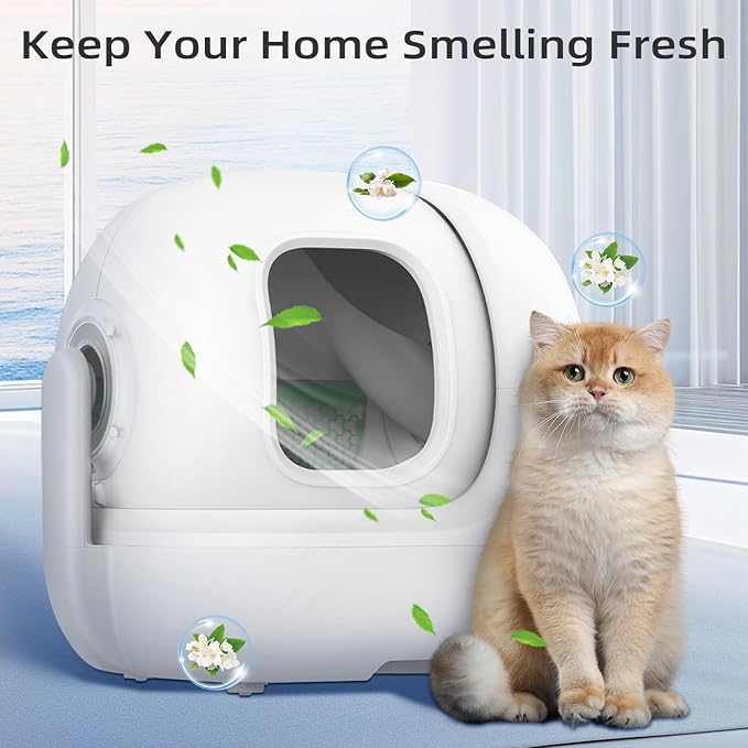3 Packs Smelling Fresh with N50-2.0 Odor Eliminator Exclusive for Pura Max Automatic Self-Cleaning Cat Litter Box - Cat Toilet Odor Control, Deodorant Aromatherapy Paste (Old/New Packaging Randomly)