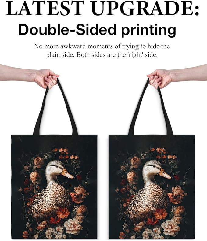 Canvas Tote Bag for Women Aesthetic Reusable Grocery Shoulder Bag for Shopping Work Travel Beach Teacher-05