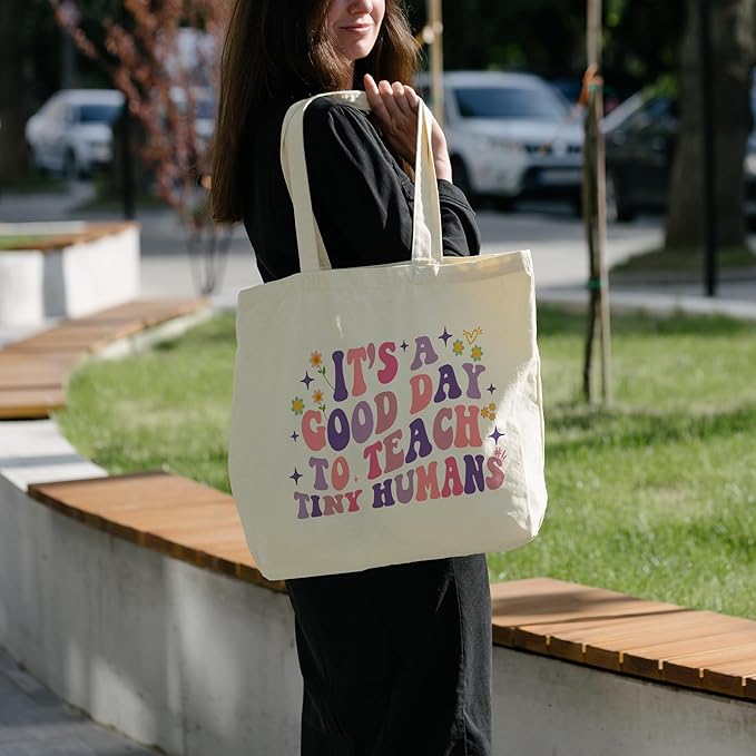 Tote Bag For Women Man, Reusable Work Shopping Grocery Shoulder Bags