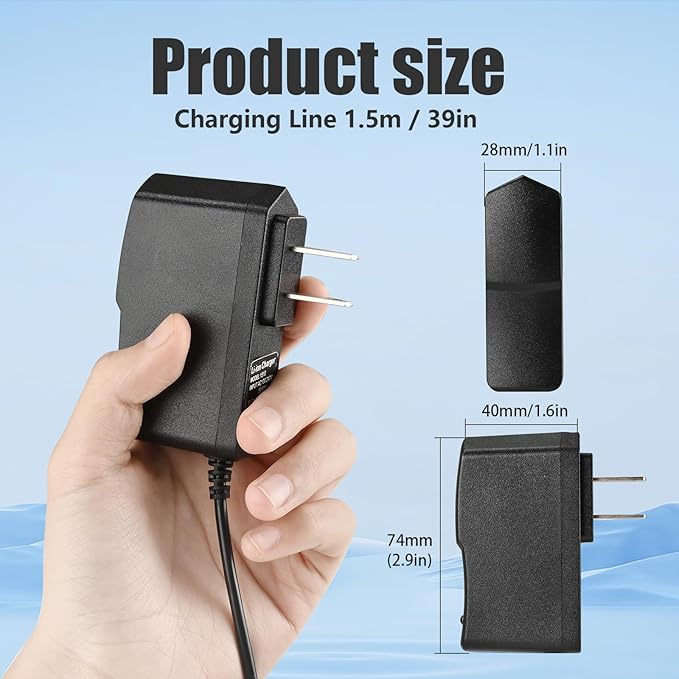 15V DC Power Supply Adapter Compatible with Litter Robot2 3 4 Open Air Self Cleaning Cat Litter Box, Litter Robot Power Supply