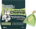 Dog Pee Cleaner Powder with Sweeper Kit | Pet Accident Cleanup Kit for Hard Surfaces | Vomit Cleanup Powder | Puppy Potty Training Aid | Dog Diarrhea Absorbent | Odor Remover | Sprinkle and Sweep