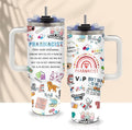 Pharmacist Gifts for Women Cup Tumbler 40Oz with Handle, Pharmacy Gifts for Pharmacist Insulated Water Cups, Pharmacy Appreciation Retirement Gift for Women Men Coffee Mugs