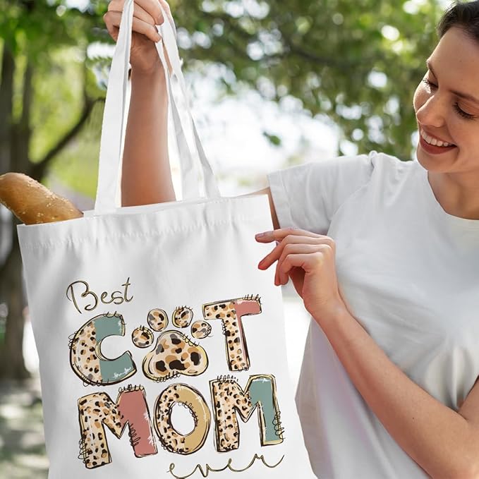 Turtle Gifts Shark Gifts Tote Bag, Hedgehog Horse Gifts for Women Girls, Animals Reusable Grocery Bag Shopping Bag