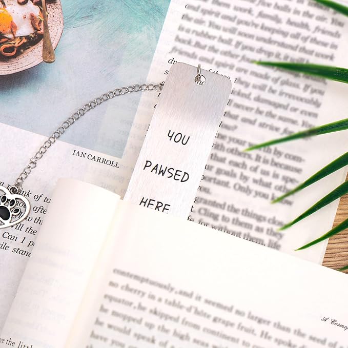 Cute Cat Bookmark, Aesthetic Book Marker Animal Funny Adorable Reading Accessories for Book Lovers Cat Lovers Men Women Teens Boys Girls Gift
