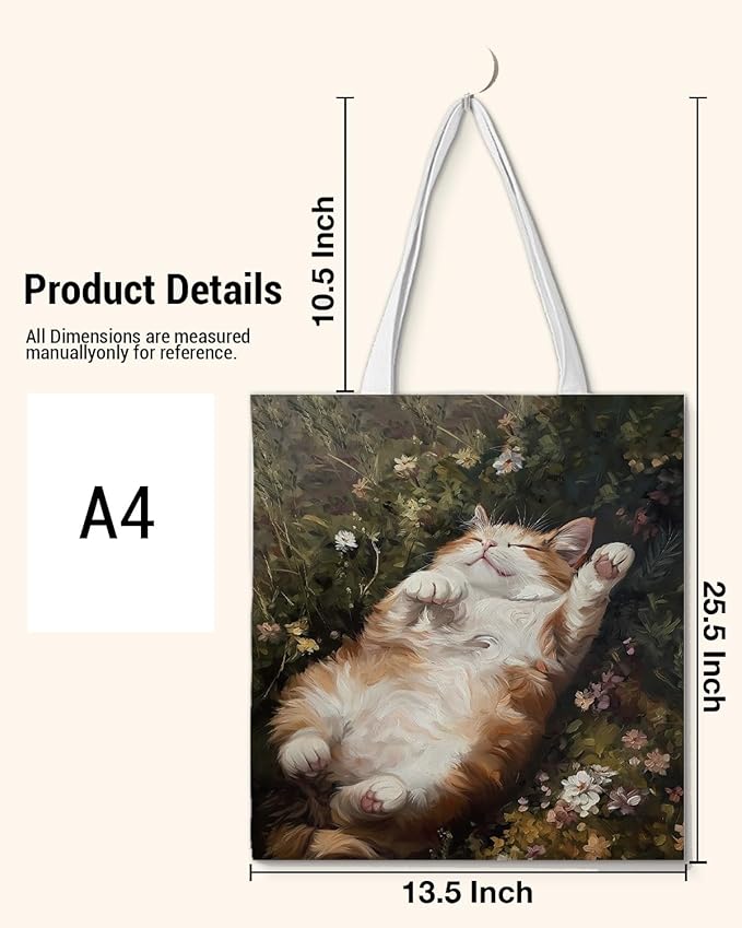 Canvas Tote Bag for Women Aesthetic Reusable Grocery Shoulder Bag for Shopping Work Travel Beach Teacher-05
