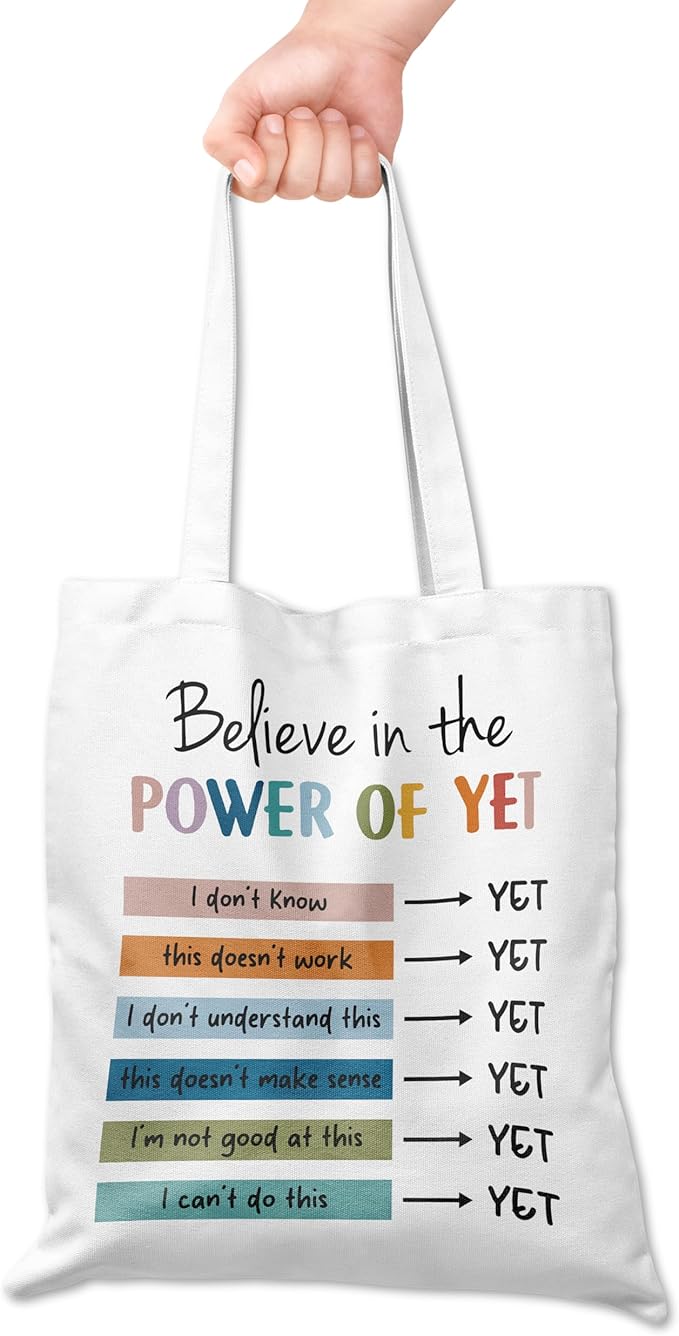 Grace Yonks Cute Canvas Tote Bag – Aesthetic Large Reusable Bag