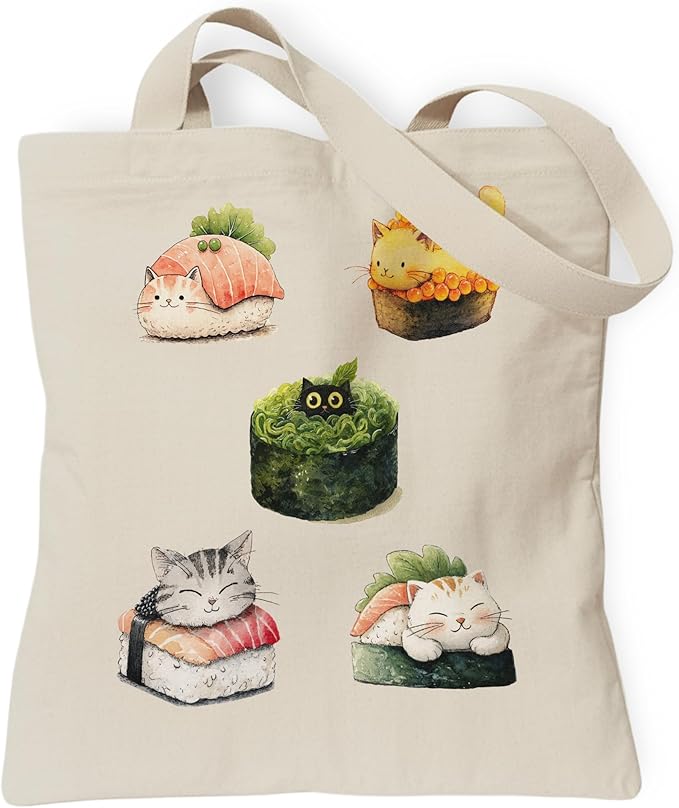 Pets Lover Gifts Tote Bag for Women, Dogs Cats Bee Aesthetic Canvas Bag with Inner Pocket